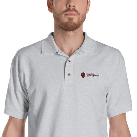 Merchant Management Embroidered Polo Shirt